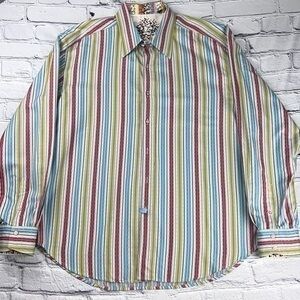 Mens Robert Graham Shirt size 2XL
